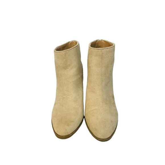 Madden NYC Ankle Boots Sand Size Womens 8 M Faux Suede - Picture 6 of 10